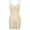 Beige, variant on POP CLOSETS Low Back Shapewear for Women Tummy Control Seamless Bodysuit Sculpting Body Shaper