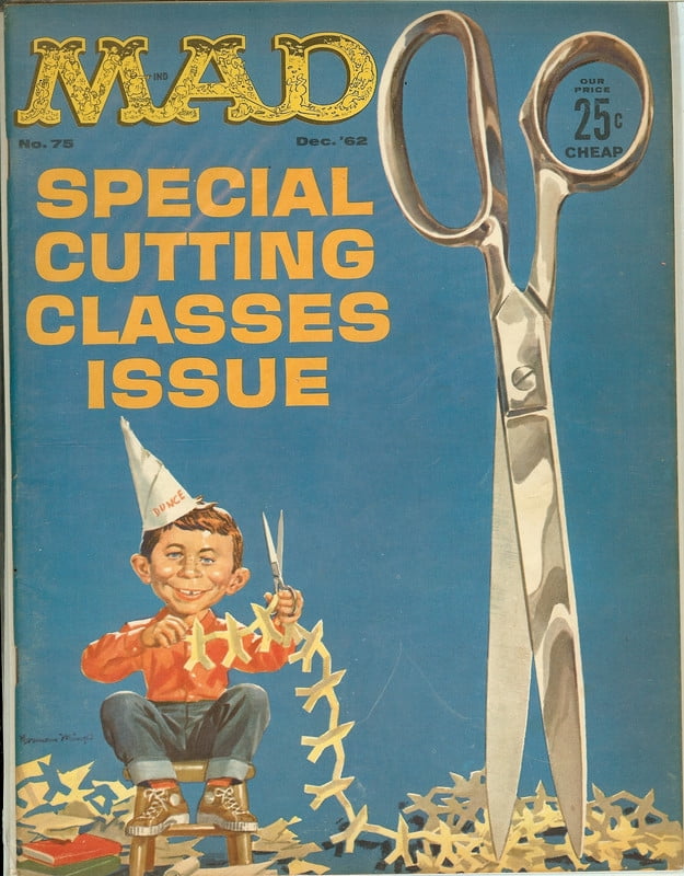 MAD Magazine Vintage #75 December 1962