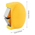 thumbnail image 3 of Egg Cracker Tool Easy Shell Egg Opener Handheld Egg Seperator Tool for Baking Scrambled Eggs and Omelets No Mess No Shell Pieces Yellow (1 Pcs), 3 of 4