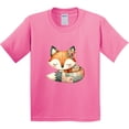 thumbnail image 3 of Inktastic Patchwork Fox Youth T-Shirt, 3 of 5