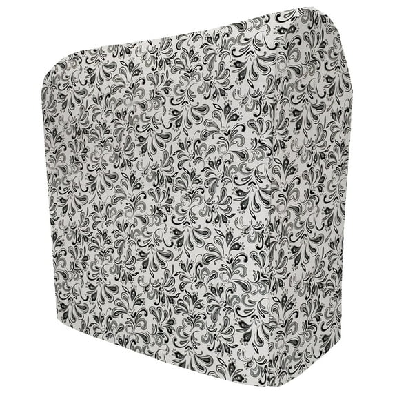 Paisley Cover Compatible with Ninja Slushi Professional Frozen Drink Maker by Penny's Needful Things (Regular) (Black)