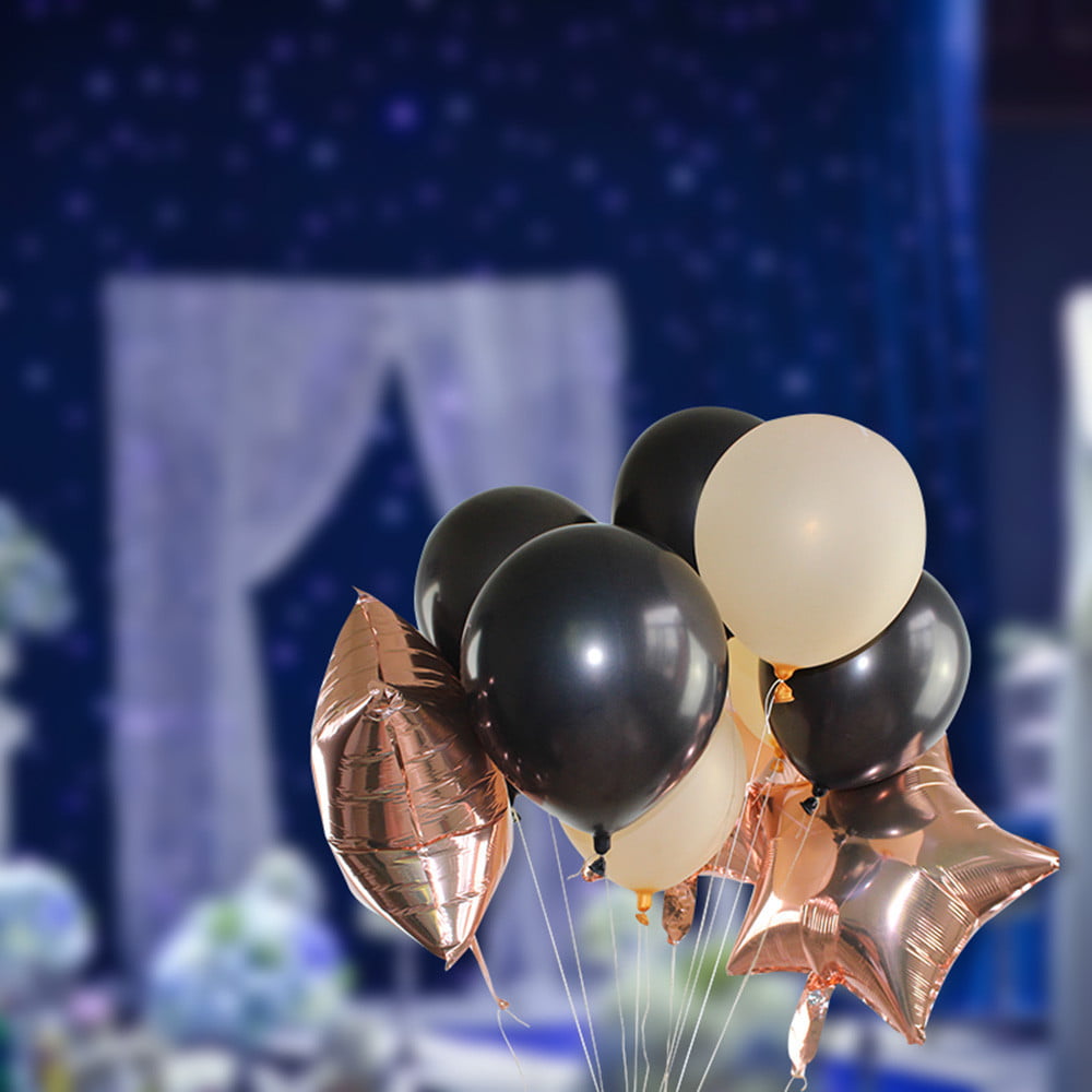 Rose Gold Foil Balloon Set Helium Confetti Birthday Wedding Party Love Decor ^-^ 