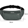 thumbnail image 2 of Fanny Pack para mujeres y hombres, bolsa de cintura para deportes, viajes, correr, 2 of 5