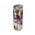 thumbnail image 1 of Termo de acero inoxidable 590 ml con diseño de perros, 1 of 5
