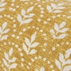 Beautiful 8" x 20" Amber Yellow Block Print Bolster Decoration Pillow by Drew Barrymore