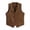 a01Coffee, variant on LODIENY Mens 5 Button Faux Suede Vest with Pockets Retro Regular Fit Casual Waistcoat for Prom Husband Gift Daily Wear Brown L
