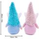 thumbnail image 2 of JHIJHOO Easter Bunny Gnomes Plush - Easter Gnome Faceless Elf Doll Holiday Gnomes Handmade Scandinavian Tomte Home Decor for Cute Easter Rabbit Gifts Pink*3, 2 of 5