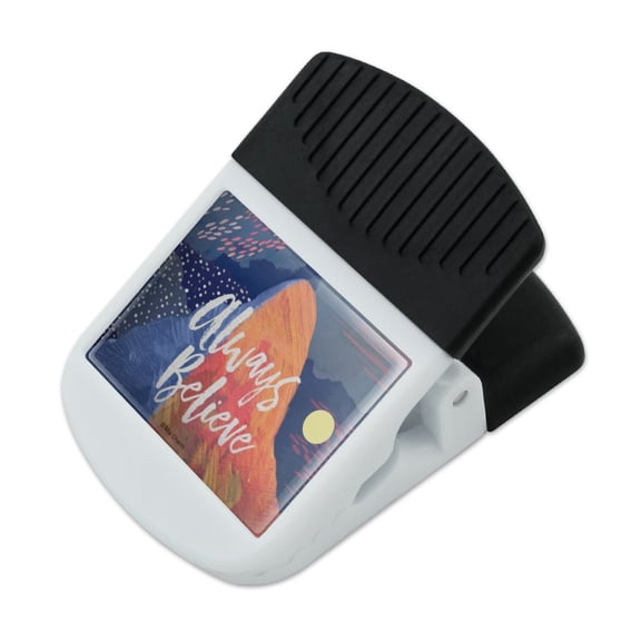 Always Believe Mountain Inspirational Refrigerator Fridge Magnet Magnetic Hanging Hook Note Snack Clip
