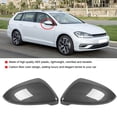 thumbnail image 4 of Wing Mirror , Lightweight Carbon Fiber Style ABS Rearview Mirror Cover Colorfast  For Car Modification, 4 of 8