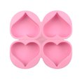 thumbnail image 7 of 2 PCS Heart Shape Baking Silicone Mold,4 Cavities Handmade Craft Mould,Baking Mold Cake Pan,Biscuit Chocolate Mold,Ice Cube Tray,Soap Mold,Mold for Valentine’s Day Gifts, 7 of 7