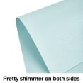 24 Sheets Blue Shimmer Cardstock 8.5 x 11 Metallic Paper, Goefun 80lb