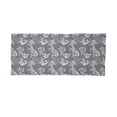 thumbnail image 2 of Floral Neck Gaiter, Ornamental Fuzzy Dahlia, Unisex, Multicolor, by Ambesonne, 2 of 3