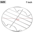 thumbnail image 3 of MesaSe 6/7/8/9 Inch Air Fryer Accessories Fit Air Fryer On Offer Kitchen High-quality Steel Single-layer Grill Rack Grid Cooling Rack, 3 of 6