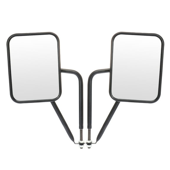 ECCPP Door Off Side Mirrors, Shake-Proof Of For F-Road Rear View Mirrors Manual Rectangular Adventure Mirrors Replacement fit for 1997-2017 For Jeep Wrangler JKU JK CJ YJ