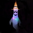 thumbnail image 3 of Halloween Decorations Ghost Windsock LED LED Luminous Luminous Hanging Spooky Flag Party Props for Terraces Lawns Gardens, 3 of 9