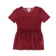 thumbnail image 1 of bar III Blusa de Punto Smocked para Mujer, Púrpura, Mediana, 1 of 2
