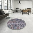 thumbnail image 4 of Ahgly Company Machine Washable Indoor Rectangle Industrial Modern Carbon Gray Area Rugs, 3' x 5', 4 of 7