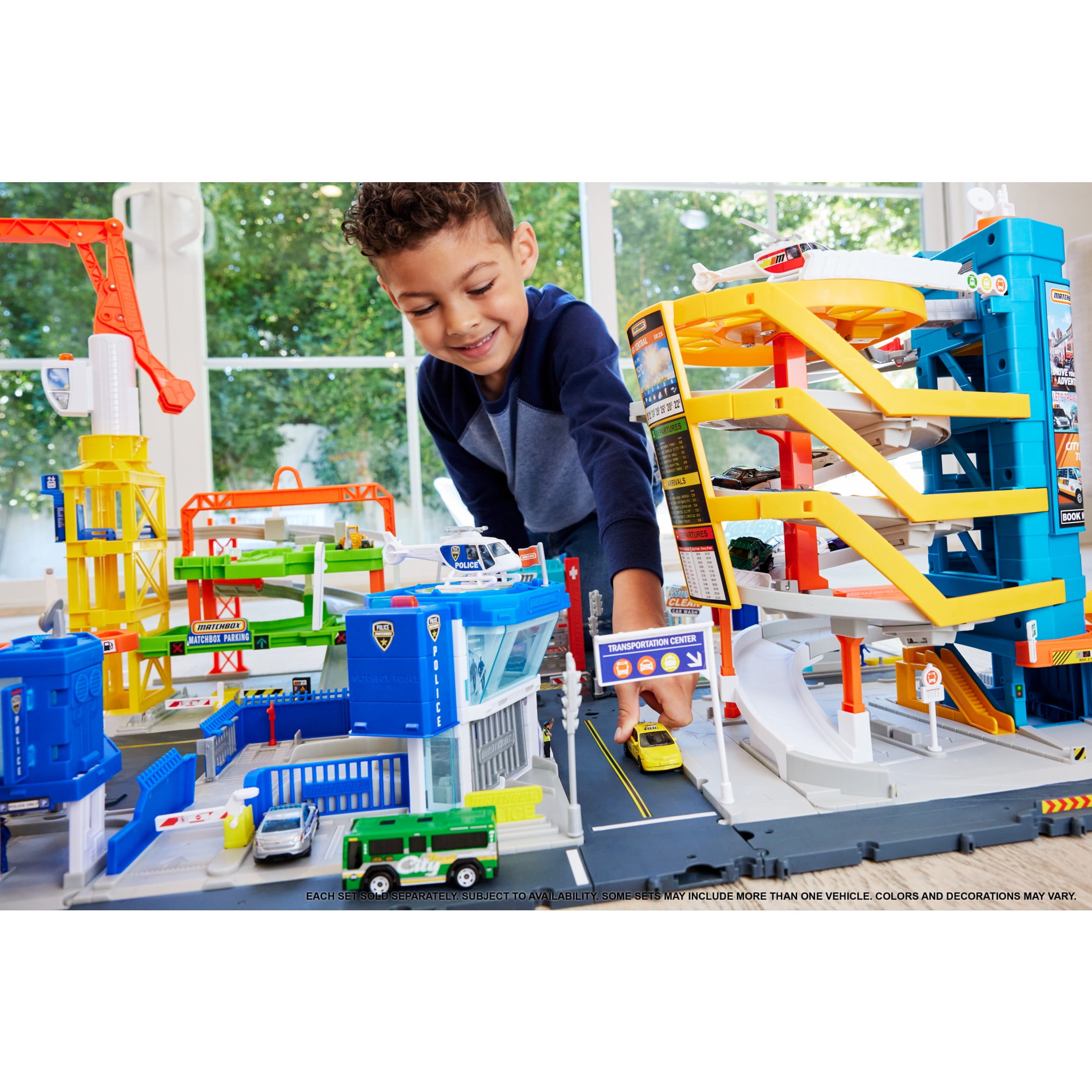 10discs 7” Police Police Box 118Y3039 A&amp;M /01040 Matchbox Police Station Dispatch, playset - Walmart.com