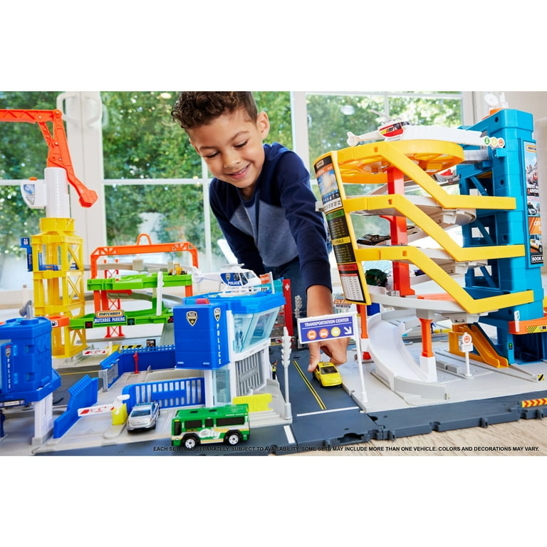Matchbox Action Drivers Police Station Playset - Volcano Adventure With Lights & Sounds