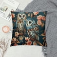 thumbnail image 2 of Orinice Owls Branch Flowers Graphic Decorative Cushion Throw Pillow Cover for Home - High-Quality 1PC Pillow Covers 22x22in, 2 of 5