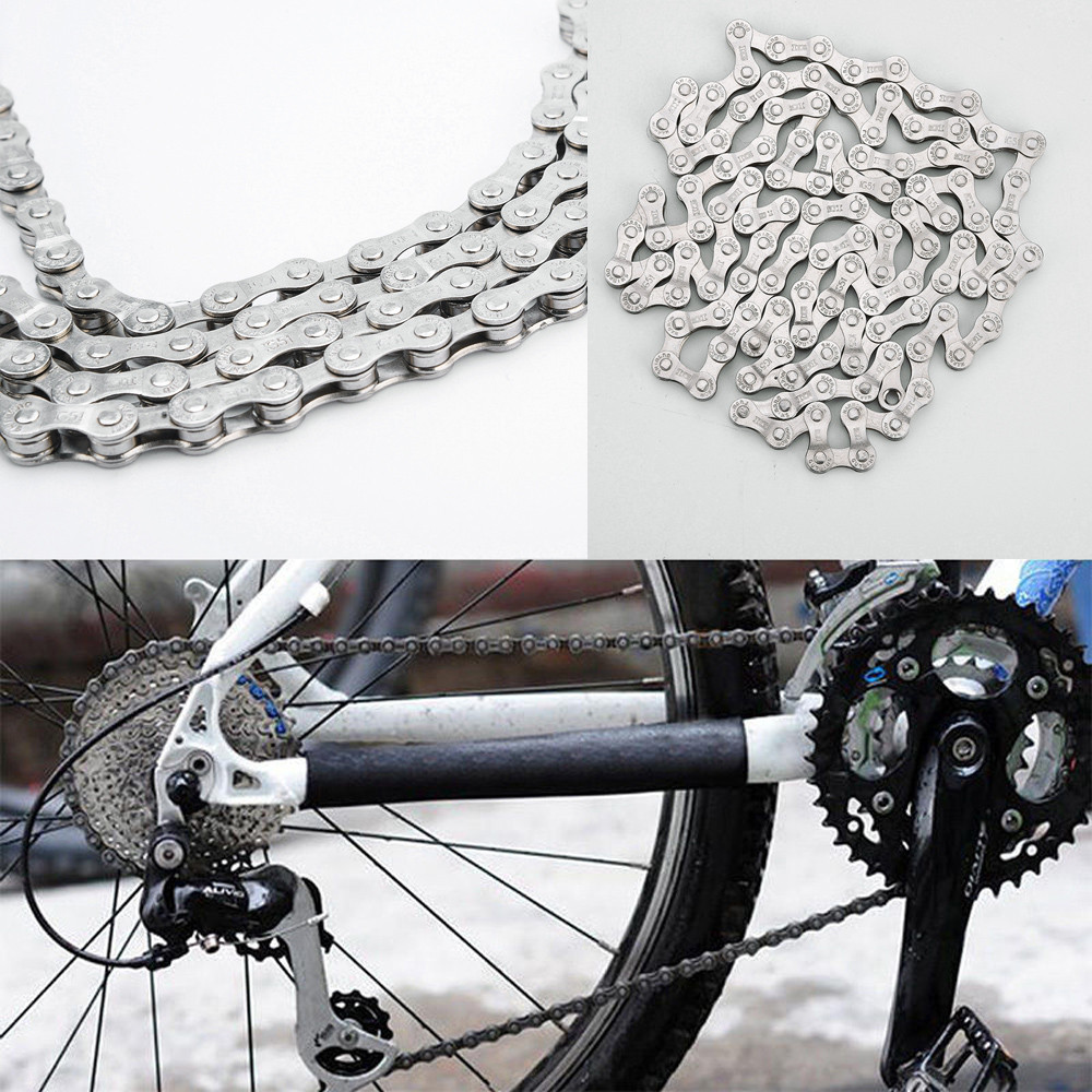 Bicycle Chain 6-7-8 Speed 116 Links For MTB Mountain Road Bike Steel Chain US