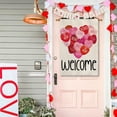 thumbnail image 2 of Candy Love Hearts Valentines Day House Flag 28x40 Inch Double Sided Outside, Welcome Rustic Anniversary Yard Outdoor Flag, 2 of 6