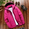 thumbnail image 2 of LEAVINGSUO Winter Coats for Women 2023 Trendy Womens Winter Warm Outdoor Leisure Charge Coat Windproof and Rainproof Mountaineering Suit, 2 of 3