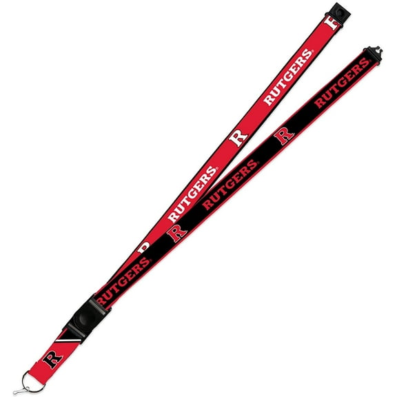 Rutgers Scarlet Knights Lanyard Keychain 2-sided Breakaway Clip University of