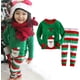thumbnail image 1 of Navidad Santa manga larga 2 piezas conjuntos de pijamas largos para bebés niños pequeños-100% algodón Xemadio CJWUS-2945, 1 of 3
