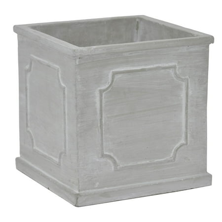 Terra Concrete - Three Hands Decorative Square Weathered Concrete Planter
