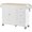 White, variant on Rolling Mobile Kitchen Island with Solid Wood Top and Locking Wheels,52.7 Inch Width,Storage Cabinet and Drop Leaf Breakfast Bar,Spice Rack, Towel Rack & Drawer (Black)