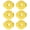 Yellow, variant on SDFGTstore Pack of 6 Silicone Cymbal Nuts Quick Releasing Drum Accessories Cymbal Fastener Nuts for Percussion Instrument Part