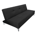 thumbnail image 1 of Sofa Cama Reclinable El Bazar Store Milo Negro, Futon 3 posiciones, Sala, Love seat, 1 of 8