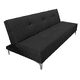 thumbnail image 1 of Sofa Cama Reclinable El Bazar Store Milo Negro, Futon 3 posiciones, Sala, Love seat, 1 of 8