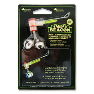FASPLORE 20 Pcs Fishing Bells for Rods Comes with 10 Fishing Glow Sticks  Fishing Bite Alarm