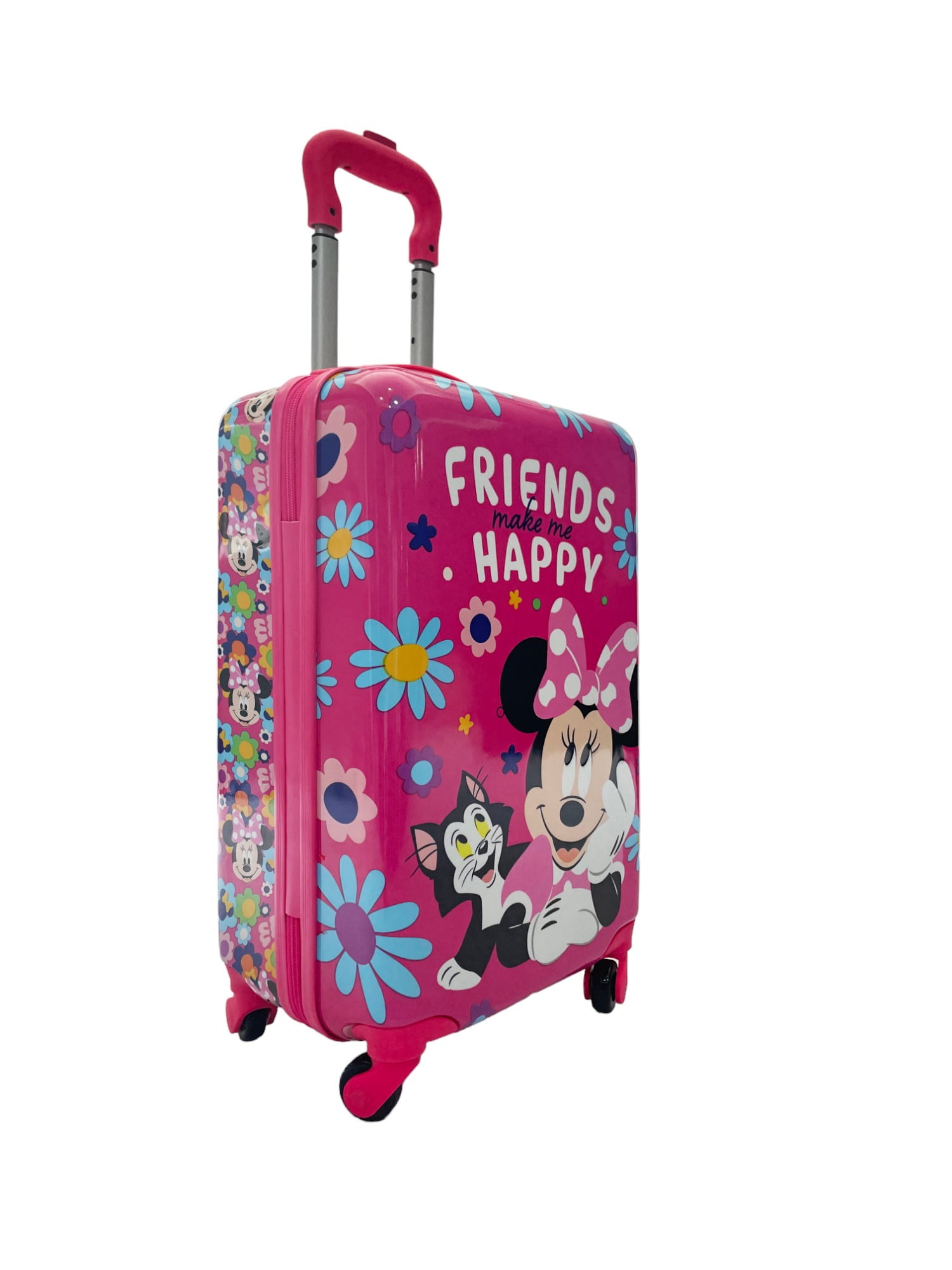 Disney Minnie Mouse Kid's 18" ABS Hard-Side Spinner Luggage with Duffel Set