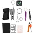 thumbnail image 2 of Outdoor Survival Emergency Gear Kit Camping Hiking Self Help Tools Box Pack, 2 of 8