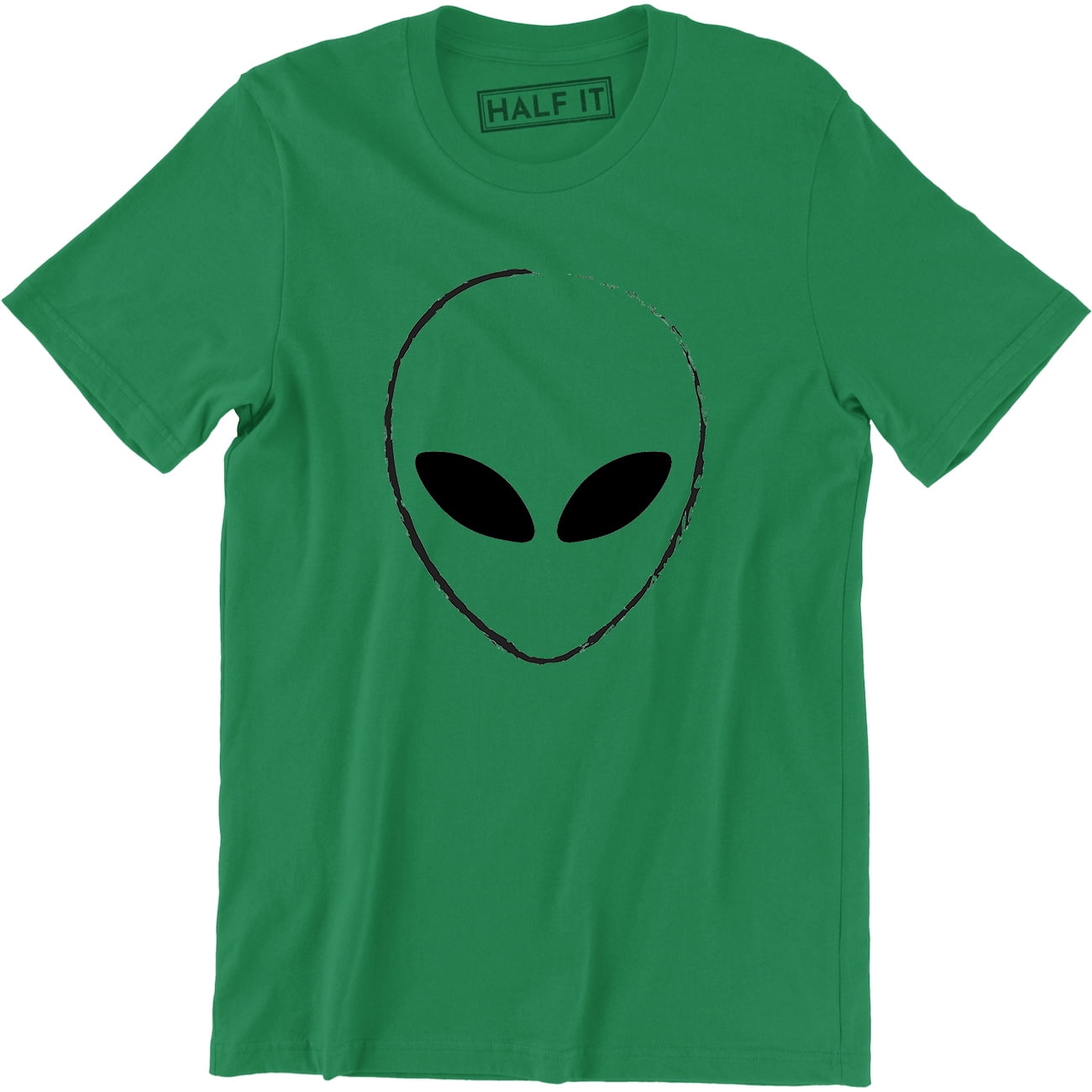 Alien Face - Funny Sci Fi Space Creature Horror Retro Men's T-Shirt - Alien Face - Funny Sci Fi Space Creature Horror Retro Men's T-Shirt -