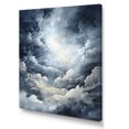 thumbnail image 2 of Designart "Furious Cloud Tempest" Storms Wall Decor, 2 of 7