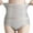 Grey, variant on Womens' Waist Trainer Underwear Control Tummy Waist Cincher Slim Body Shapewear Shorts for Under Dresses Seamless Boyshorts Panties Non Chafing Shorts Mint Green Size Xxl