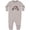 AC-Heather Grey, variant on Kiniart Sloth Baby Fleece Romper