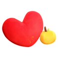 thumbnail image 2 of Almohadas de corazón rojo, cojín suave, juguete de peluche de la , almohadas para dormir, decoración de sofá cama con una naranja para sofá de, 2 of 8