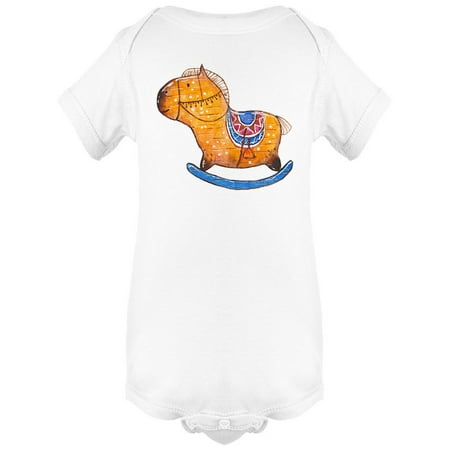 

Rocking Horse In Watercolor Bodysuit Infant -Image by Shutterstock 6 Months