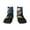 2 Black-2, variant on Vintage Starry Sky Labrador A Pattern Quarter Crew Socks,Toe Seamed Ankle Socks,Cotton Cushioned Breathable Athletic Crew Sports Socks