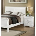 thumbnail image 4 of Traditional White Bedroom 6pc Set Queen Bed Dresser Mirror Nightstands Chest Wooden Bedroom Furntiure Set, 4 of 7
