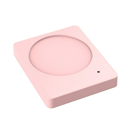 

Pxiakgy led lights for bedroom Constant Temperature Cup Pad 55 Degree Heating Automatic Heat Preservation Cup Pink