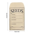 thumbnail image 3 of WUSUOWEI 200PCS SeedSaving Envelopes,3.1x4.7 Inch,Envelopes Printed With Types,Names,Reusable Kraft Storage Organizer Packets,Template for Flower Vegetable Garden SeedsSaving and Collecting, 3 of 8