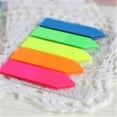 Arror Sticky Notes Homoyoyo Self-Stick Arrow Note Tabs, 10pcs Neon Page Markers for ...