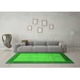 thumbnail image 3 of Ahgly Company Indoor Round Abstract Green Modern Area Rugs, 8' Round, 3 of 4