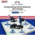 thumbnail image 2 of Outdoor Compact Mobility Scooter Electric Powered Mobile Wheelchair Folding, Collapsible and Compact for Travel, 4 Wheel, 2 of 7